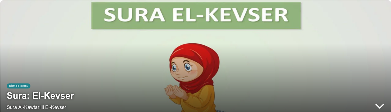 Sura Al-Kawtar ili El-Kevser
