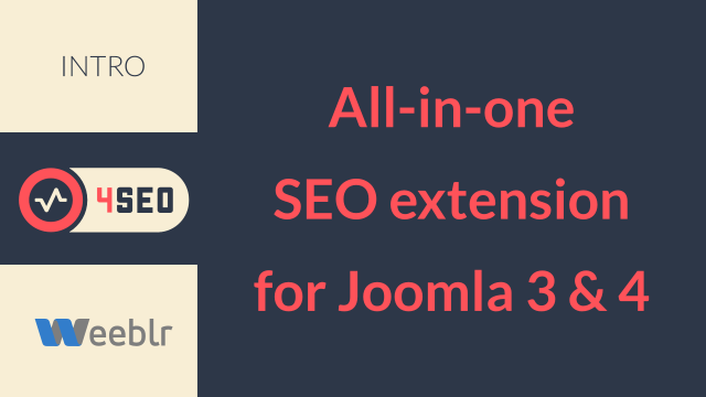 BF SEO - Joomla Extension