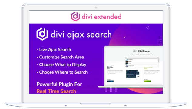 Divi Ajax Search  |  WordPress Plugin