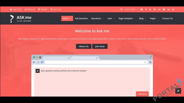 Ask Me - WordPress Theme