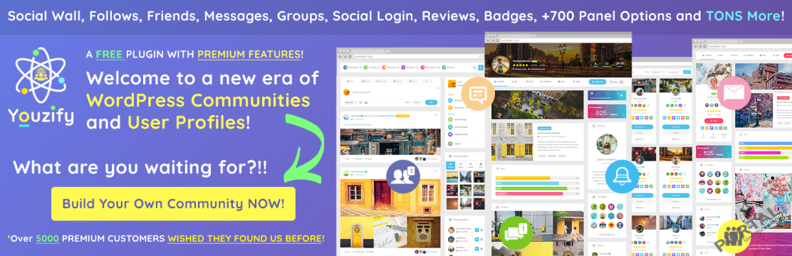 Youzify BuddyPress - WordPress Plugin