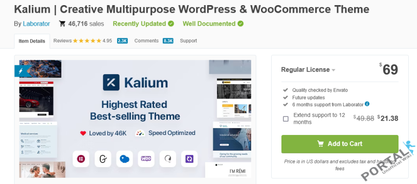 Kalium - WordPress Theme