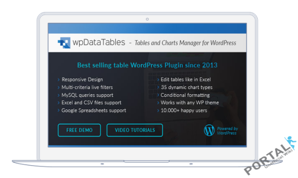 wp Data Tables - WordPress Plugin