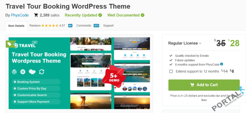 Travel WP - WordPress Theme