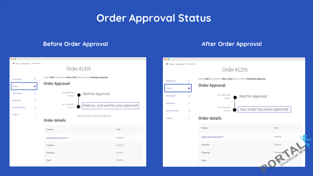 WooCommerce Order Approval