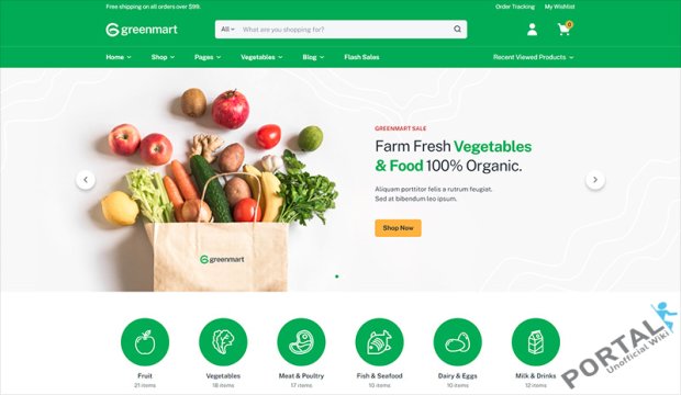 Green Mart - WordPress Tema