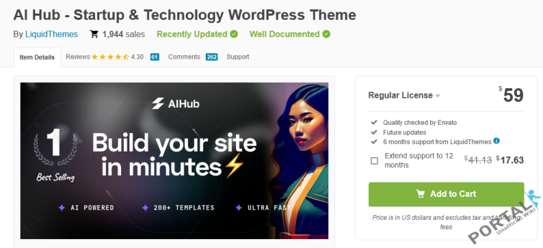 AI Hub - WordPress Theme