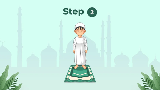 Make intention (niyya) to pray(Performing Salah )