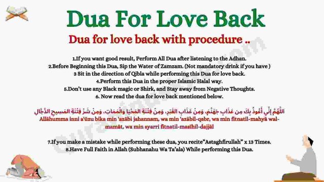 Dua For Love Back