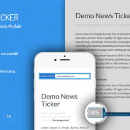 JUX News Ticker - Joomla Extension