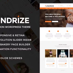 Fundrize - WordPress Theme